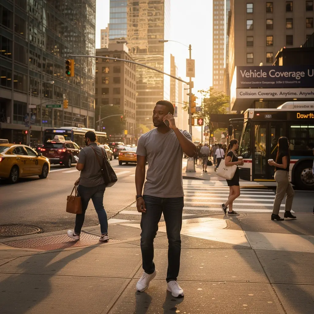 Схема защиты автомобиля от различных рисков, включая столкновения и ущерб.